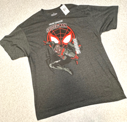 Spider-man Miles Morales Men's 2XLT Marvel Spider-Verse Graphic Tee Shirt NWT - Image 2