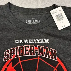 Spider-man Miles Morales Men's 2XLT Marvel Spider-Verse Graphic Tee Shirt NWT - Image 4