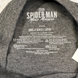 Spider-man Miles Morales Men's 2XLT Marvel Spider-Verse Graphic Tee Shirt NWT - Image 5