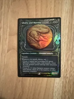 MTG FOIL Ghalta and Mavren (Showcase) - March of the Machine Card # 307 NM - Image 1