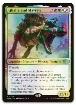 Ghalta and Mavren #225 (Foil) (NM) March of the Machine MOM Magic MTG - Image 1