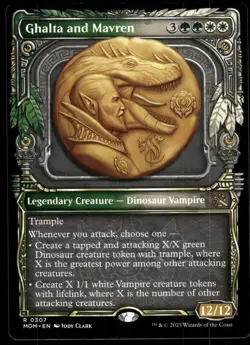 1x Ghalta and Mavren (Showcase) - March of the Machine - NM - MTG - Image 1