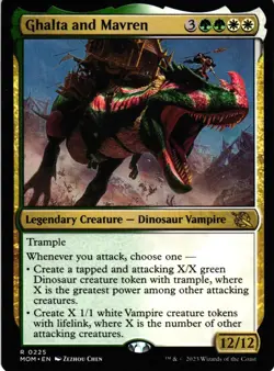 MTG TCG - Ghalta and Mavren 225 March of the Machine - NM Free Shipping $5+ - Image 1