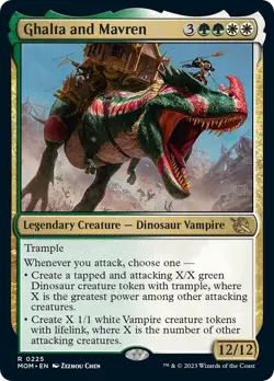 Ghalta and Mavren #225 *Normal* NM - March of the Machine MTG - Image 1