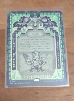 Field Of The Dead, MTG Secret Lair-Encyclopedia of Magic- Non Foil- Near Mint - Image 1