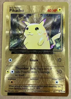 Pikachu - (Celebrations Promo Metal Card) 058/102 Miscellaneous Cards & Products - Image 1