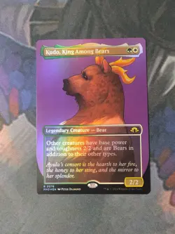 Kudo, King Among Bears - Borderless Foil | 7% Off 2+ | MH3 | NM | MTG - Image 1
