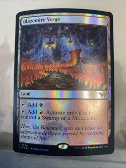 Blazemire Verge (0256) (FOIL) - Duskmourn: House of Horror (DSK) - Image 1