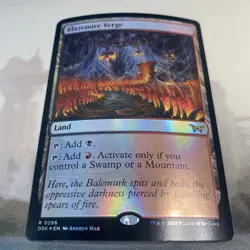 Blazemire Verge (0256) (FOIL) - Duskmourn: House of Horror (DSK) - Image 2