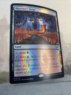 Blazemire Verge (0256) (FOIL) - Duskmourn: House of Horror (DSK) - Image 3