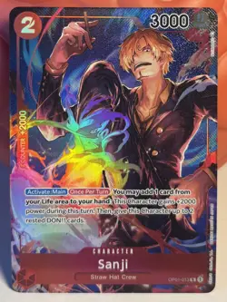 Sanji OP01-013 Alt Art - PRE ERRATA (Romance Dawn) - Image 1