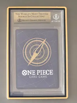 One Piece Japanese OP05 Monkey.D.Luffy Oda Signature ST01-012 BGS 10 Prestine - Image 2