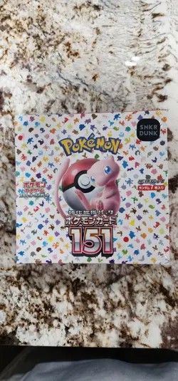 Pokemon 151 Japanese Sealed Booster Box Sv2a w/ SHRINK - US seller - Image 1