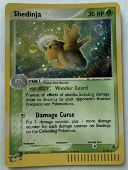 Shedinja Holo W/ Swirl Pokemon Dragon 11/97 VLP/NM TCG - Image 1
