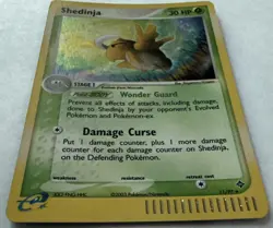 Shedinja Holo W/ Swirl Pokemon Dragon 11/97 VLP/NM TCG - Image 2