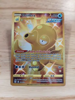 Octillery 178/163 Battle Styles NM Full Art Gold Secret Rare Pokemon Card - Image 1