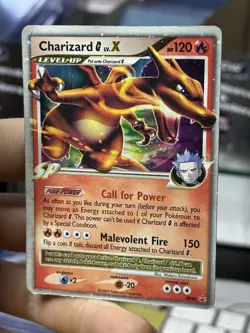 #2 Charizard G LV.X DP45 Black Star Promo 2009 Holo Rare Pokemon Card TCG - Image 4