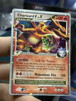 #2 Charizard G LV.X DP45 Black Star Promo 2009 Holo Rare Pokemon Card TCG - Image 5