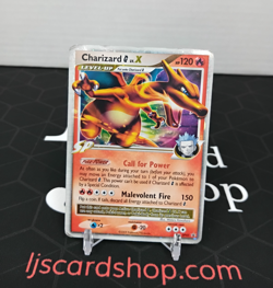 Charizard G LV.X Diamond & Pearl DP45 Holo Black Star Promo Pokemon Card HP TK - Image 1