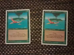 MTG 2xBirds of Paradise Fourth Edition Magic The Gathering - Image 1
