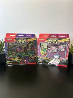 Pokemon TCG Battle Deck Bundle Mega Diancie EX & Mega Gengar EX New (LOT OF 2) - Image 1