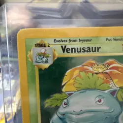 1999 Pokemon TCG Venusaur Base Set Holo Unlimited Rare Card 15/102 MP - Image 2