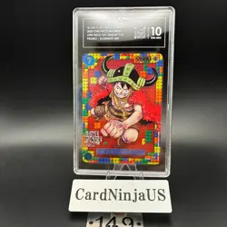 TAG GEM MINT 10 (965) Luffy P-110 Premium Card Collection ONE PIECE DAY 25 Japan - Image 1