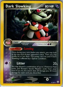 Dark Slowking 9/109 Holo Team Rocket Returns - Pokemon Card - LP - Image 1