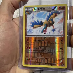 Pokemon 2013 LP Light Play Archeops 54/101 Plasma Blast Reverse Holo Card TCG - Image 2