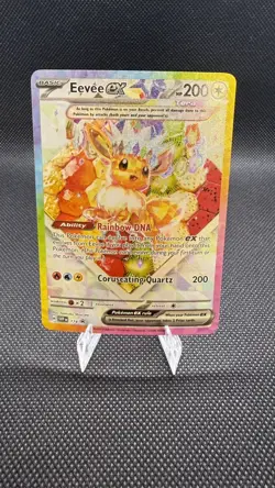 Pokemon TCG Prismatic Evolutions Eevee EX 174 Black Star Promo Card #174 - Image 1