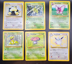 NM-LP Complete Uncommon Common Jungle Set w/ 11 Rares & 1 Holo Rare Pokemon Card - Image 3