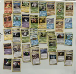 Pokemon TCG D&P Mysterious Treasures 2007 Regular Non-Holo Lot X129 Cards - Image 2
