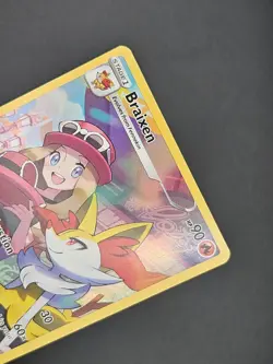 Pokemon TCG Braixen TG01/TG30 Rare Silver Tempest Trainer Gallery Holo Card - Image 2