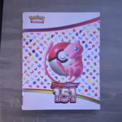 Pokemon TCG Scarlet & Violet 151 Card Lot Mew Charizard Binder - Image 1