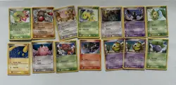 Pokemon TCG EX Unseen Forces Set 2005 Regular Non-Holo Lot X34 Cards - Image 2