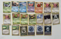 Pokemon TCG EX Unseen Forces Set 2005 Regular Non-Holo Lot X34 Cards - Image 3