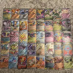 Pokemon TCG Mixed Card Lot Of 40 Modern Singles V, Ex, Trainer, Full Art, IR - Image 1