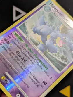 Nidoqueen 31/123 Mysterious Treasures Reverse Holo Rare Pokemon Card LP - Image 2
