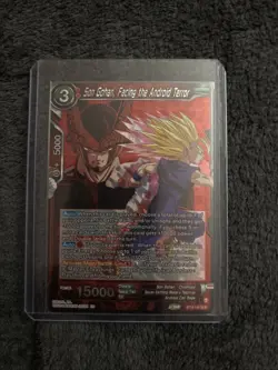 Dragon Ball Cards Son Gohan Red Foil 3 Out of 5 Set - Image 3