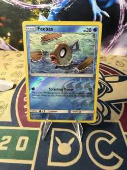 Feebas Reverse Holo 26/111 Pokemon Card S&M Crimson Invasion - Image 1