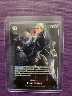 Five Elders (Alternate Art) OP13-082 Carrying On His Will Foil - Image 1