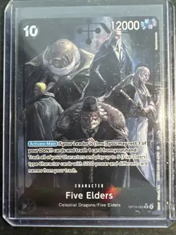 Five Elders (Alternate Art) OP13-082 Carrying On His Will Foil - Image 1