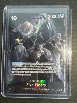 Five Elders (Alternate Art) OP13-082 Carrying On His Will Foil - Image 3