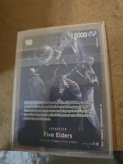 Five Elders (Alternate Art) OP13-082 Carrying On His Will Foil - Image 2