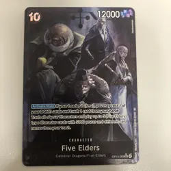 Five Elders (Alternate Art) SR Carrying On His Will OP13-082 NM - Image 1