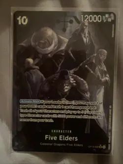 Five Elders (Alternate Art) OP13-082 Carrying On His Will Foil - Image 1