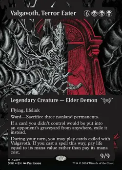 Near Mint x 1 Valgavoth, Terror Eater - Textured Foil - Showcase Duskmourn: Hous - Image 1