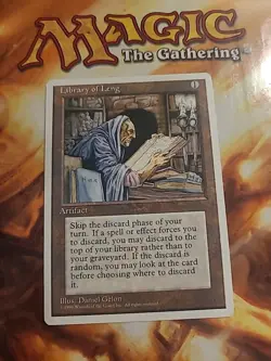 Library of Leng 4TH Edition LP - Artifact - Magic the Gathering - Image 1