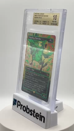 2025 MTG Final Fantasy Neon Ink Green #055d Traveling Chocobo BGS 10 PRISTINE - Image 2