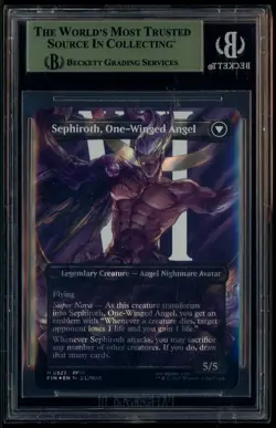 2025 MTG Final Fantasy Borderless Surge Foil #0527 Sephiroth BGS 10 PRISTINE - Image 3